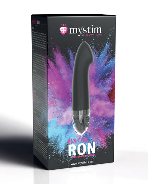 Mystim Right on Ron eStim G Vibrator - Black Mystim Gmbh