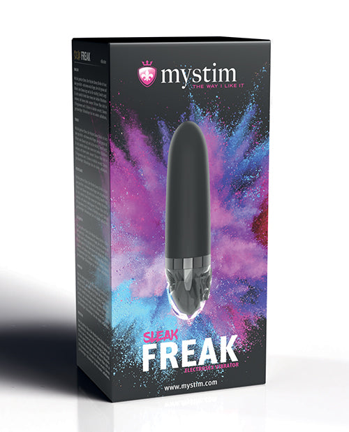 Mystim Sleak Freak eStim Straight Vibrator - Black Mystim Gmbh