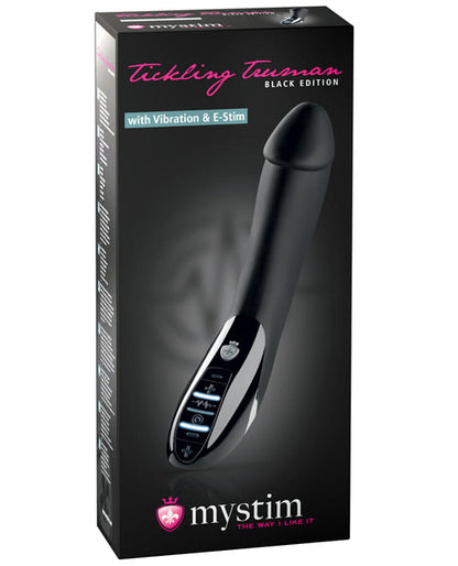 Mystim Tickling Truman eStim Vibrator Black Edition - Black Mystim Gmbh