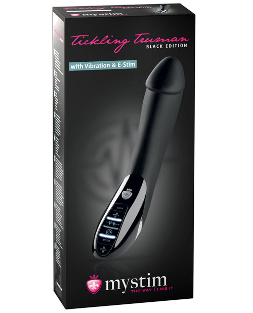 Mystim Tickling Truman eStim Vibrator Black Edition - Black Mystim Gmbh