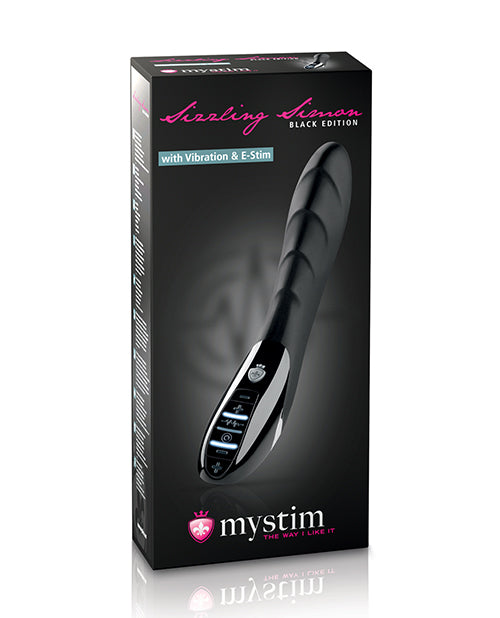 Mystim Sizzling Simon eStim Vibrator Black Edition - Black Mystim Gmbh