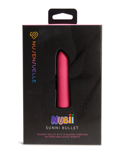 Nu Sensuelle Sunni Nubii Warming Bullet - Pink Novel Creations Usa INC