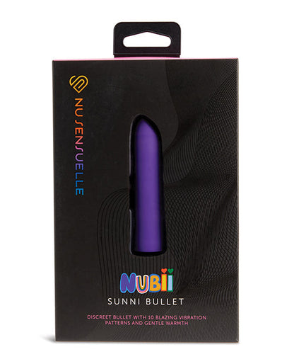 Nu Sensuelle Sunni Nubii Warming Bullet - Purple Novel Creations Usa INC
