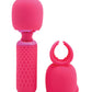 Nu Sensuelle Harlow Mini Wand w/Masturbator Attachment - Pink Novel Creations Usa INC