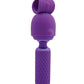 Nu Sensuelle Harlow Mini Wand w/Masturbator Attachment - Purple Novel Creations Usa INC