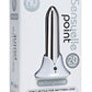 Nu Sensuelle Point Rechargeable Bullet - Silver Novel Creations Usa INC