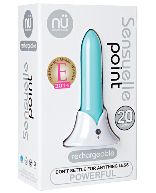 Nu Sensuelle Point Rechargeable Bullet - Teal Blue Novel Creations Usa INC