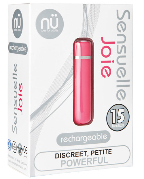 Nu Sensuelle Joie Bullet 15 Function - Pink Novel Creations Usa INC