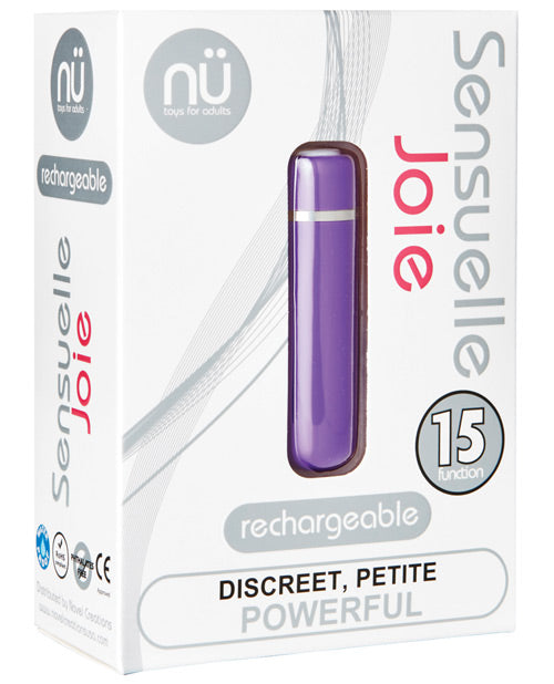 Nu Sensuelle Joie Bullet 15 Function - Purple Novel Creations Usa INC