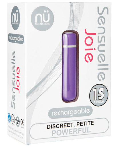 Nu Sensuelle Joie Bullet 15 Function - Purple Novel Creations Usa INC