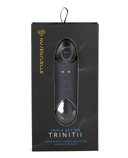 Nu Sensuelle Trinitii Tongue Vibe - 18k Gold Novel Creations Usa INC