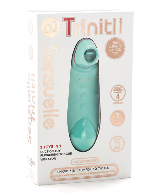 Nu Sensuelle Trinitii Tongue Vibe - Electric Blue Novel Creations Usa INC