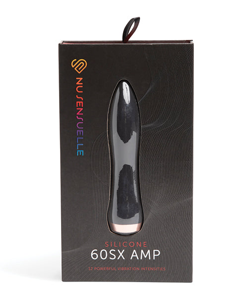 Nu Sensuelle 60SX AMP Silicone Bullet - Black Novel Creations Usa INC