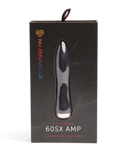 Nu Sensuelle 60SX AMP Silicone Bullet - Black Novel Creations Usa INC