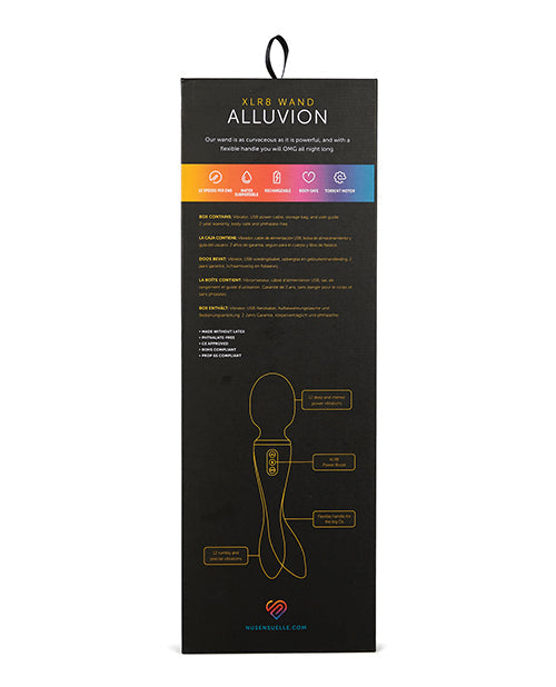Nu Sensuelle Alluvion XLR8 Wand - Black Novel Creations Usa INC