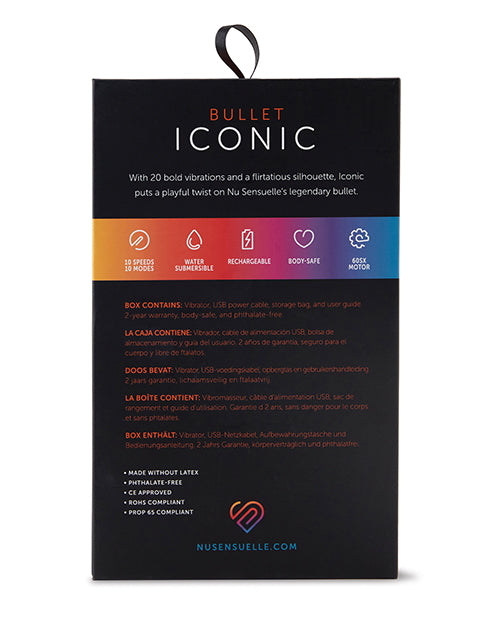 Nu Sensuelle Iconic Bullet - Deep Pink Novel Creations Usa INC