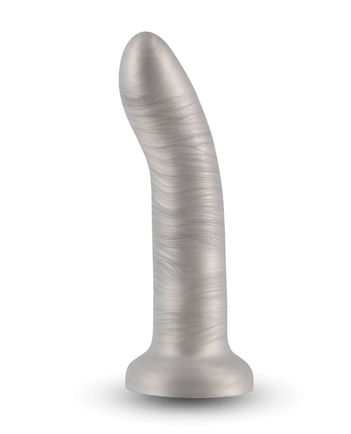 Royals 7" Big Dildo | Charlie Curved Realistic Dildo | Metallic Champagne Suction Cup Dildo Ns Novelties INC
