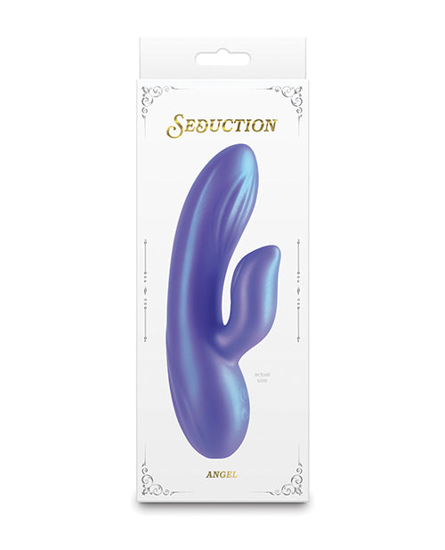 Seduction Rabbit Vibrator | Angel G Spot Vibrator | Metallic Purple Clit Vibrator | Best Vibrator for Women Ns Novelties INC