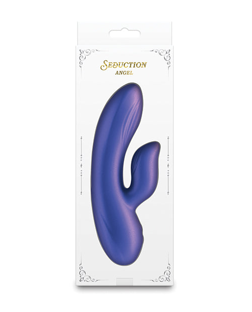 Seduction Rabbit Vibrator | Angel G Spot Vibrator | Metallic Purple Clit Vibrator | Best Vibrator for Women Ns Novelties INC