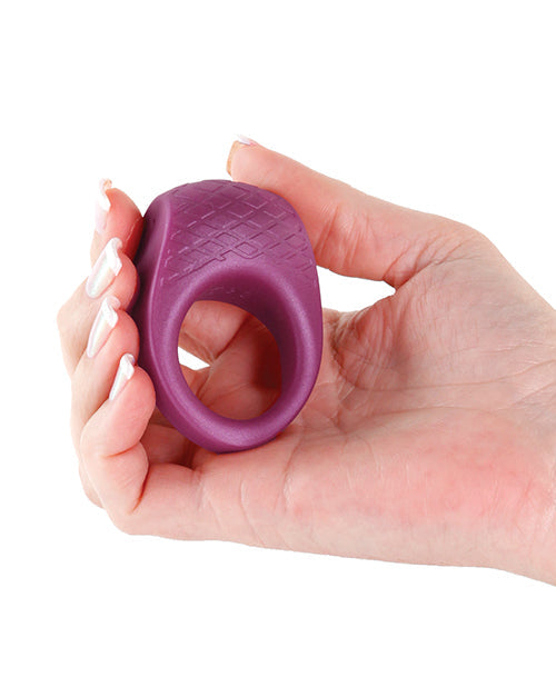 Seduction Levi Cock Ring - Metallic Burgundy Ns Novelties INC