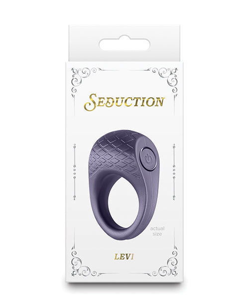 Seduction Levi Cock Ring - Metallic Grey Ns Novelties INC