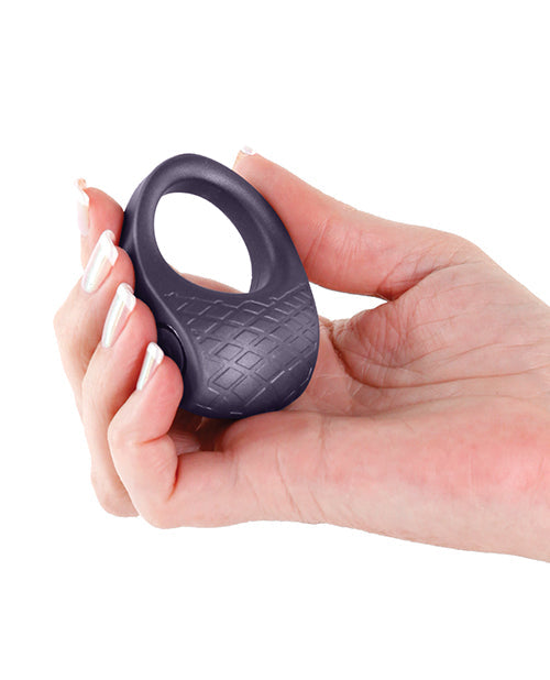 Seduction Levi Cock Ring - Metallic Grey Ns Novelties INC