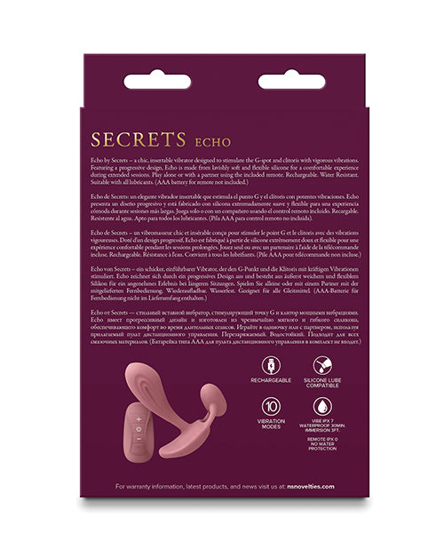 Secrets Echo - Dusty Rose Ns Novelties INC