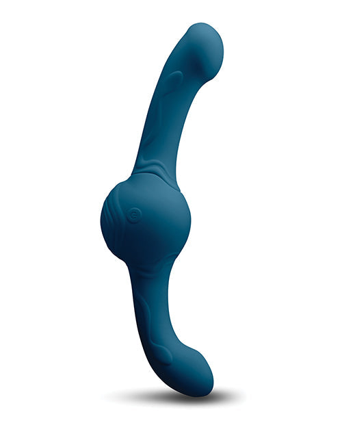 Revolution Vibrating Dildo | Teal Rotating Motor Big Dildo | Tsunami Flexible Realistic Dildo Ns Novelties INC