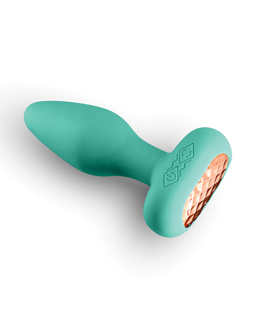Techno Prism App Controlled Rotating & Vibrating Anal Plug - Teal Ns Novelties INC