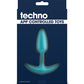 Techno Trance App Controlled Vibrating Anal Plug w/Remote - Blue Ns Novelties INC