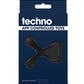 Techno Strobe App Controlled Vibrating Cock Ring - Black Ns Novelties INC