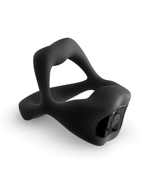 Techno Strobe App Controlled Vibrating Cock Ring - Black Ns Novelties INC