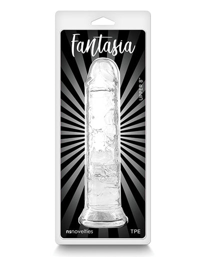 Fantasia Upper 8" Big Dildo | Clear Realistic Dildo | Large Dildo | Flexible Best Dildo Ns Novelties INC