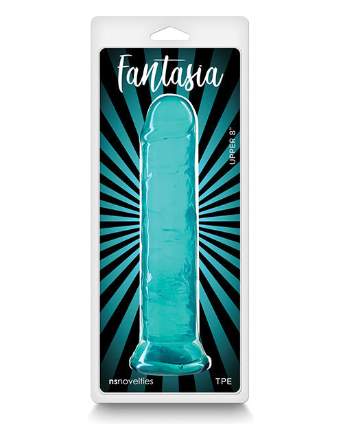 Fantasia Upper 8" Big Dildo | Teal Realistic Dildo | Stimulating Best Dildo | Flexible Large Dildo Ns Novelties INC