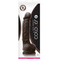 Colours Dual Density Realistic Dildo | 5" Big Dildo | Brown Suction Cup Dildo Ns Novelties INC