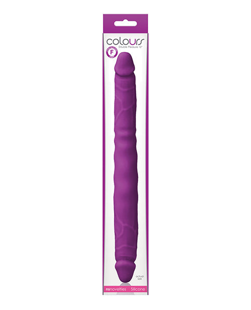 Colours Pleasures Purple Dildo | Realistic Dildo | Double Sided Dildo | Giant Dildo | Big Dildo Ns Novelties INC