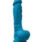 Colours Realistic Dildo | 7" Big Dildo with Balls | Blue Suction Cup Dildo Ns Novelties INC