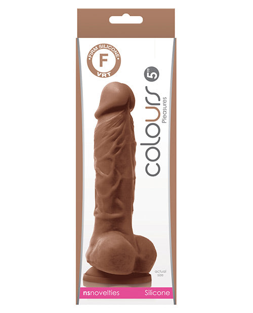 Colours 5" Big Dildo | Brown Realistic Dildo | Suction Cup Dildo Ns Novelties INC
