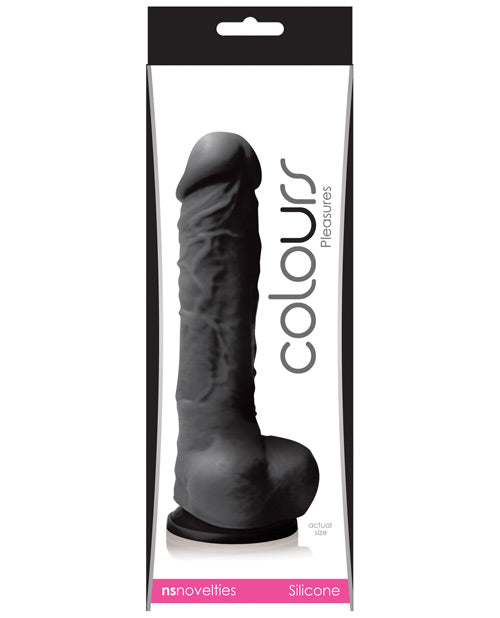 Colours Pleasures Realistic Dildo | 5" Big Black Dildo | Suction Cup Dildo Ns Novelties INC