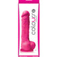 Colours Pleasures Realistic Dildo | 5" Big Dildo | Pink Suction Cup Dildo Ns Novelties INC