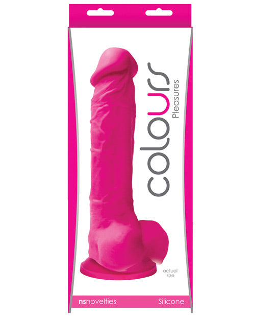 Colours Pleasures Realistic Dildo | 8" Big Dildo | Pink Suction Cup Dildo Ns Novelties INC
