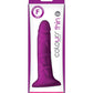 Colours Pleasures Realistic Dildo | 5" Big Dildo | Purple Thin Suction Cup Dildo Ns Novelties INC