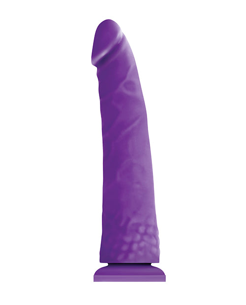 Colours Pleasures Realistic Dildo | Thin 8" Big Dildo Purple | Suction Cup Dildo Ns Novelties INC