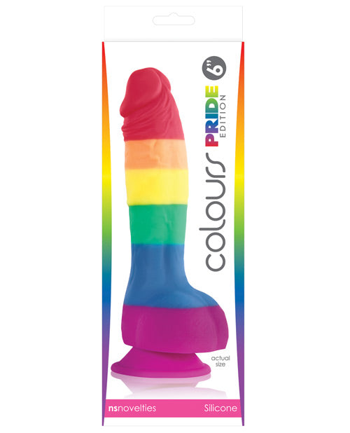 Colours Pride Edition 6" Dong w/Suction Cup Ns Novelties INC