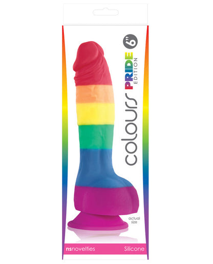 Colours Pride Edition 6" Dong w/Suction Cup Ns Novelties INC