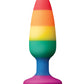 Colours Pride Edition Pleasure Plug Medium - Rainbow Ns Novelties INC