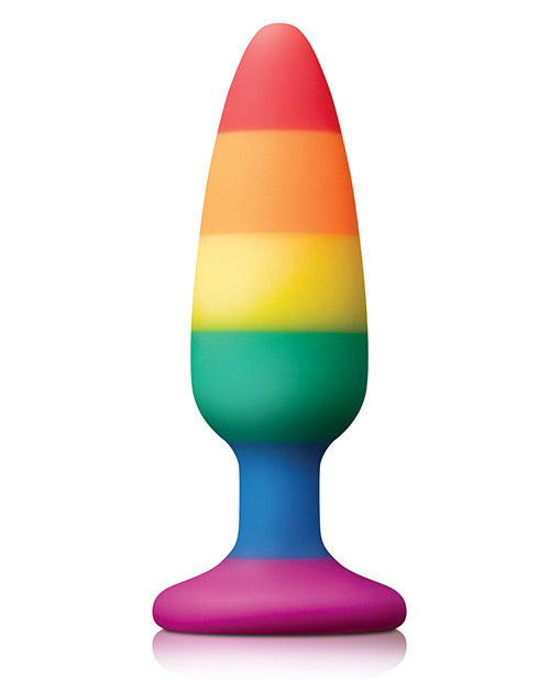 Colours Pride Edition Pleasure Plug Medium - Rainbow Ns Novelties INC