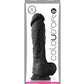 ColourSoft 8" Big Black Dildo | Soft Realistic Dildo | Suction Cup Dildo Ns Novelties INC