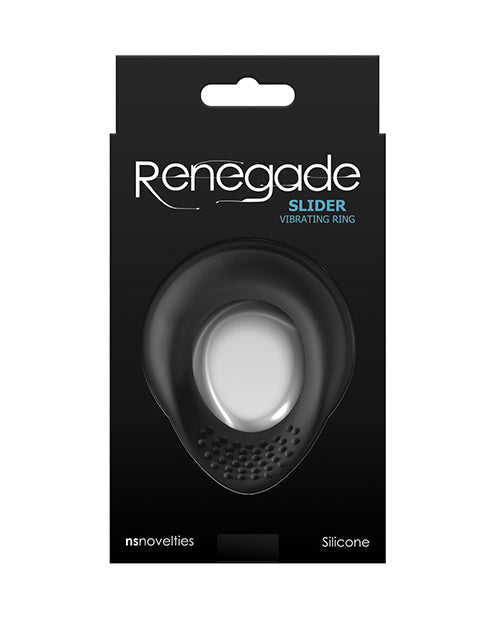 Renegade Slider Vibrating Cock Ring - Black Ns Novelties INC