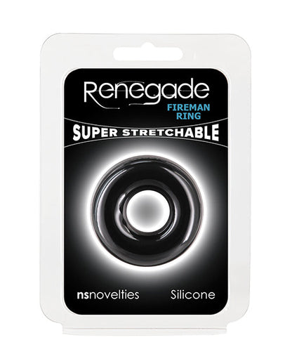 Renegade Fireman Cock Ring - Small Black Ns Novelties INC